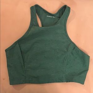 Outdoor Voices Crop Top Green size M